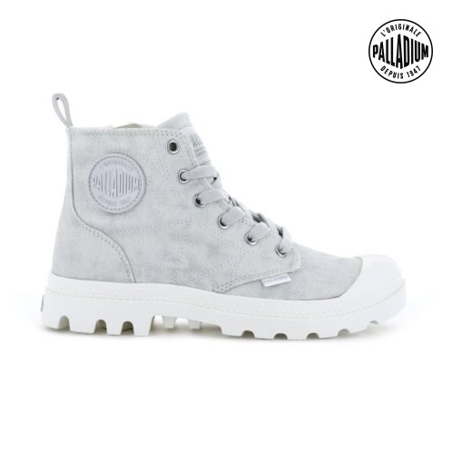 Palladium Pampa Zip Desertwash Laarzen Dames Lichtgrijs | NL 20IQDOP